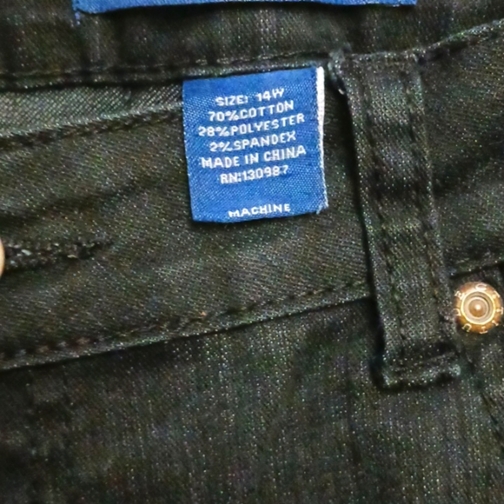 Size 14 Attitude blue spandex jeans